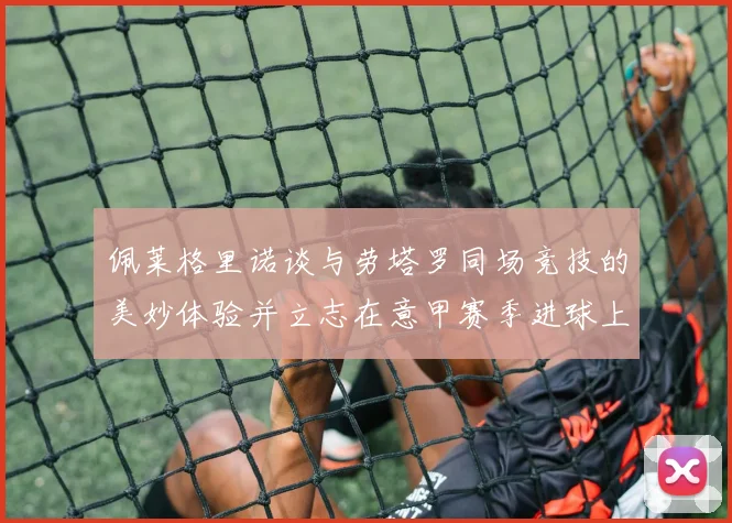 佩莱格里诺谈与劳塔罗同场竞技的美妙体验并立志在意甲赛季进球上双